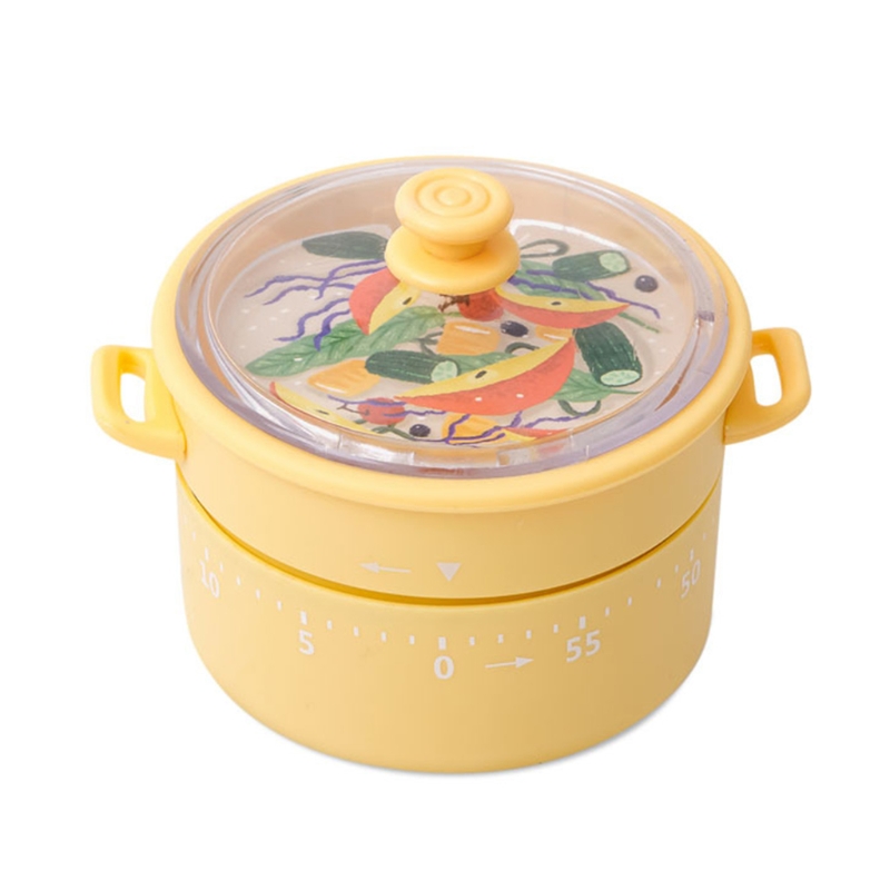 Pot Shaped Kitchen Timer 60 Minutes Mechanical Win... – Grandado