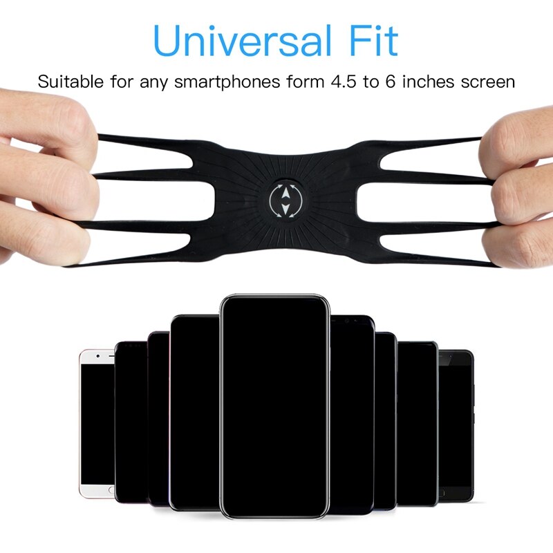 Sport Armband Phone Case Voor Telefoon X 8 7 Xs Max Universele Draaibare Running Voor 4-8.5 Inch Telefoon sport Polsband Case