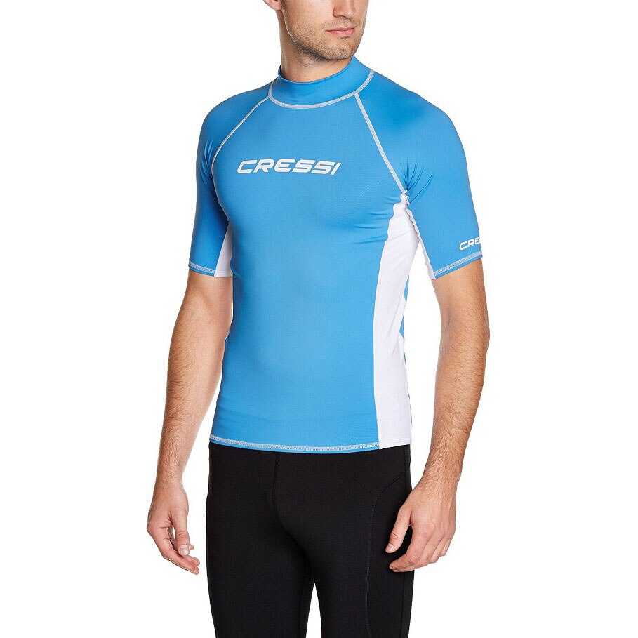 Cressi Man Rash Guard Short Sleeve UV (UPF) 50+ Surf Swimwear Men T-shirt for Swimming Surfing Diving Outdoor Activities