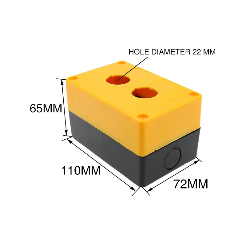 Bx2-22 double-hole button box 2 hole 2 hole button box 2 hole opening 22MM.