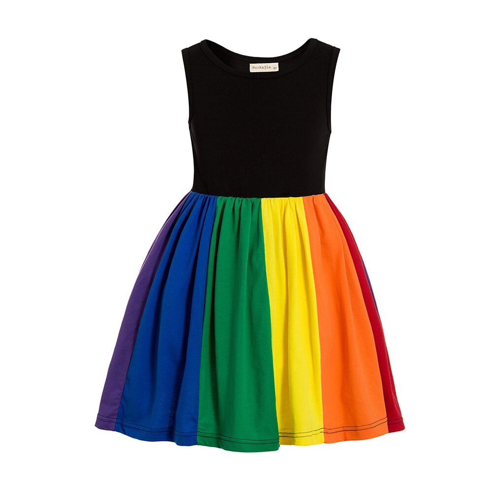 Regenboog verjaardagsfeestje jurk jojo siwa tutu jurk verjaardag regenboog jurk meisjes regenboog twirl jurk feestjurk twirly jurk