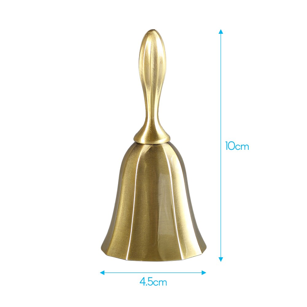 Multifunctional Hand Bell Call Bell Musical Instrument for Home School Church Restaurants