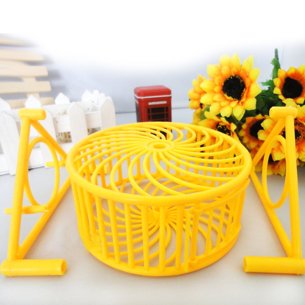 Hamster Running Wheel Sports Toy Windmill Running Wheel Exercise Wheels Plastic Scroll Silent Hamster Mouse Rat Gerbil Pet Toy