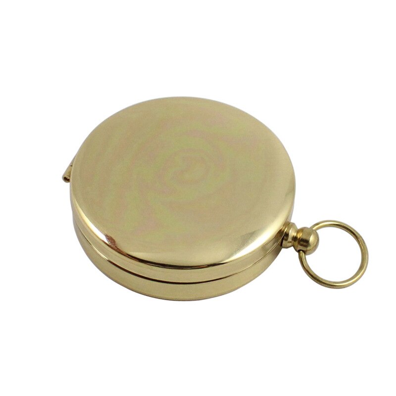Camping Wandelen Pocket Messing Gouden Horloge Kompas Met Lichtgevende Draagbare Kompas Navigatie Voor Outdoor Activiteiten