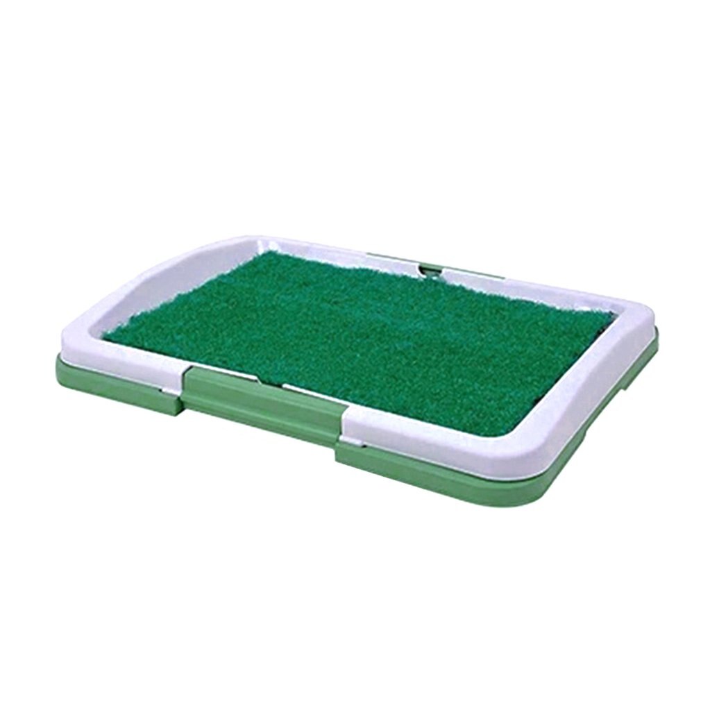 3 Layers Large Dog Pet Potty Training Pad Mat Puppy Tray Grass Toilet Simulation Lawn For Indoor Potty Training: Default Title