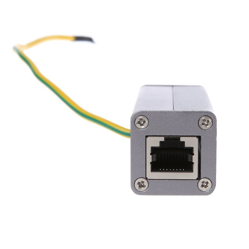 Tarjeta de red Ethernet RJ45 Protector contra sobretensiones dispositivo de protección contra rayos Trueno