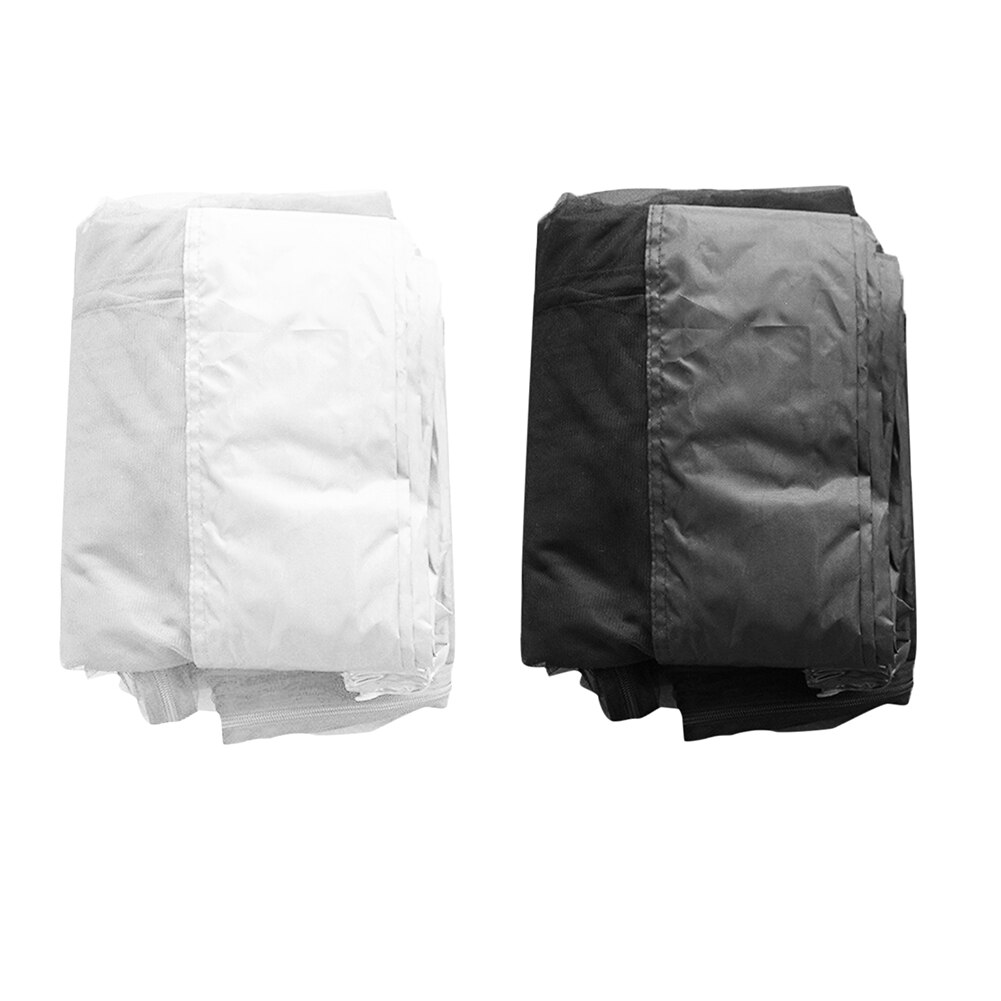 Umbrella Cover Mosquito Netting Screen Safe For Patio Table Garden Deck Furniture Zippered Mesh Enclosure Double-door Outdoor