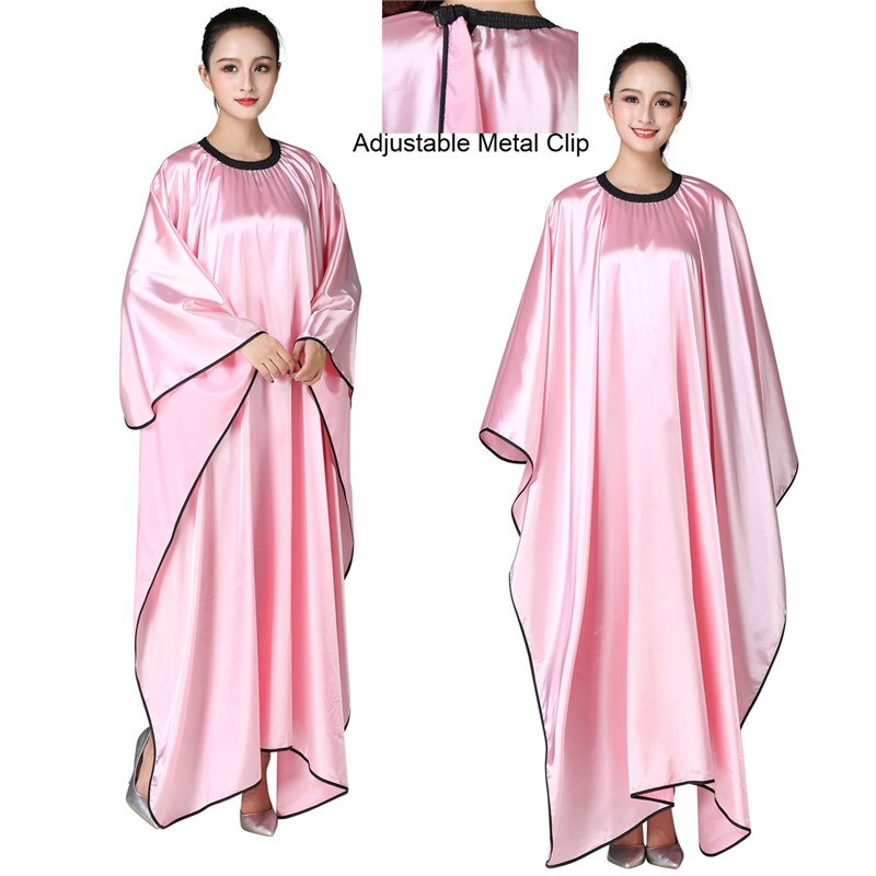 Salon Haircut Cape Adult Silk Waterproof Hair Dyeing Cutting Perming Styling Hairdresser Hairdressing Barber Apron