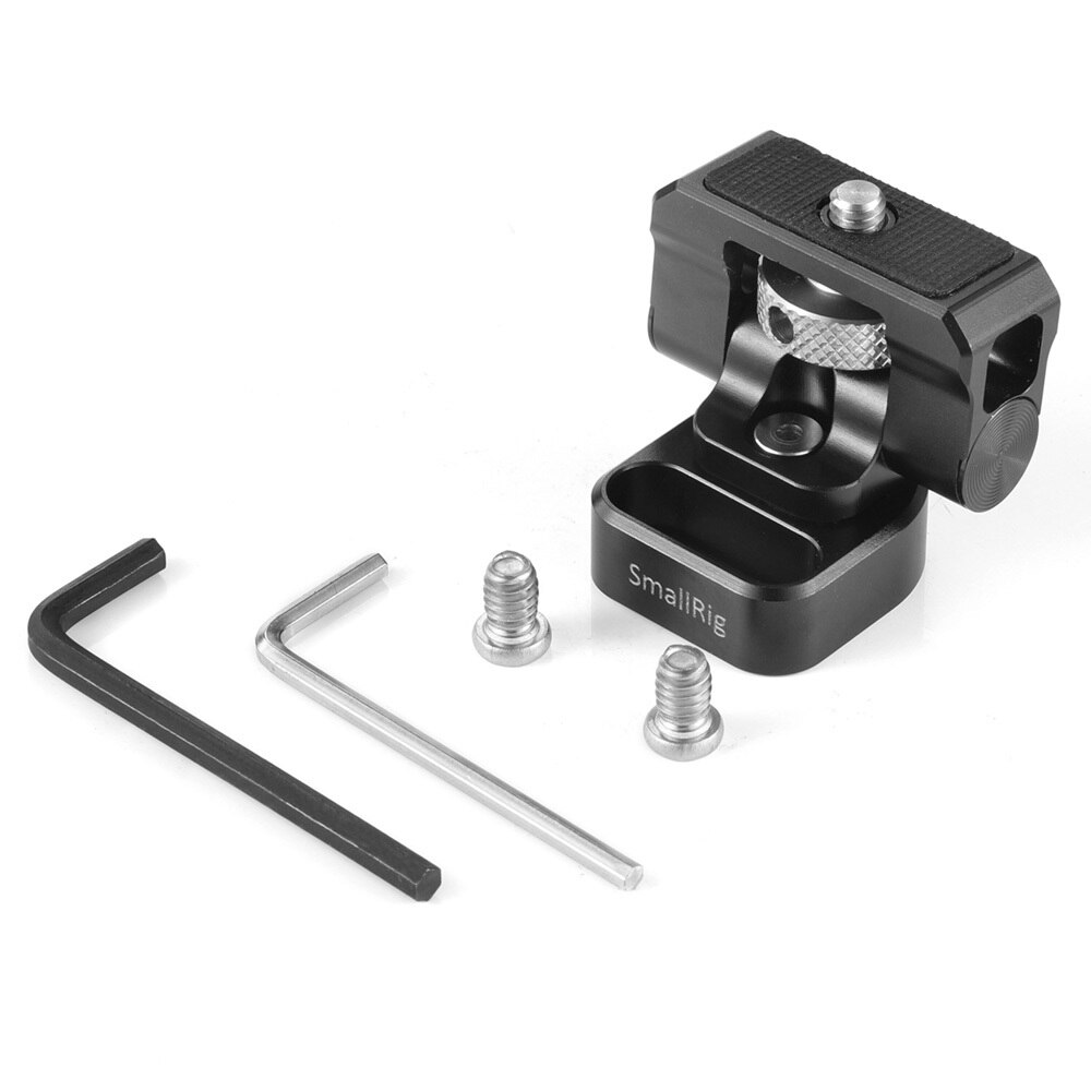 Adattatore per Monitor regolabile SmallRig il supporto per microfono può ruotare a 360 gradi e inclinare il supporto per Monitor a 150 gradi per Monitor BSE2294