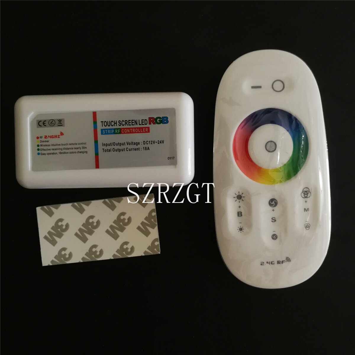 Touch Screen LED RGB/RGBW Controller 2.4G Draadloze DC12-24V Touch RF Afstandsbediening Voor RGB/RGBW LED strip