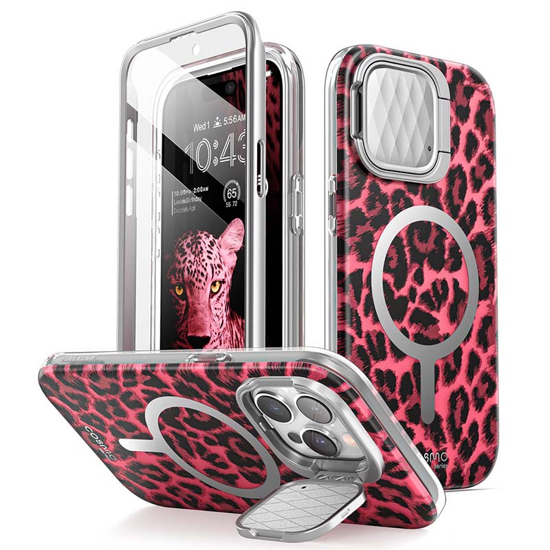 Voor Iphone 15 Pro Case 6.1 "I-BLASON Cosmo Mag Stijlvolle Full-Body Beschermhoes Met Ingebouwde Schermbeschermer Camerahoes: GRIJS
