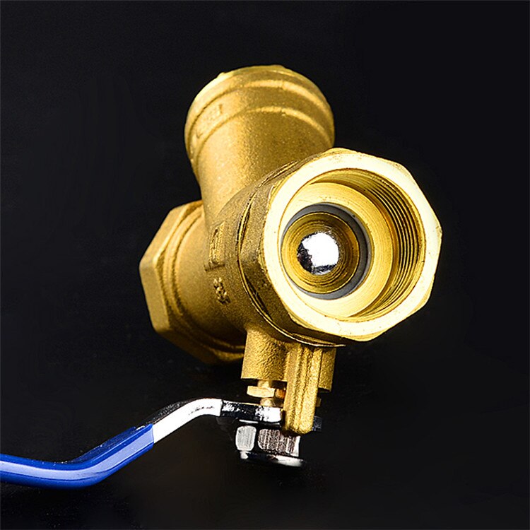 1pcs Brass Y Type Strainer Filter Ball Valve 32mm Grandado