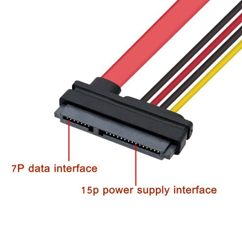 Computer 4-Pin Ide + Sata Transfer Geïntegreerde Harde Schijf Optische Schijf Data Lijn Voeding Lijn 7 + 15P Lijn