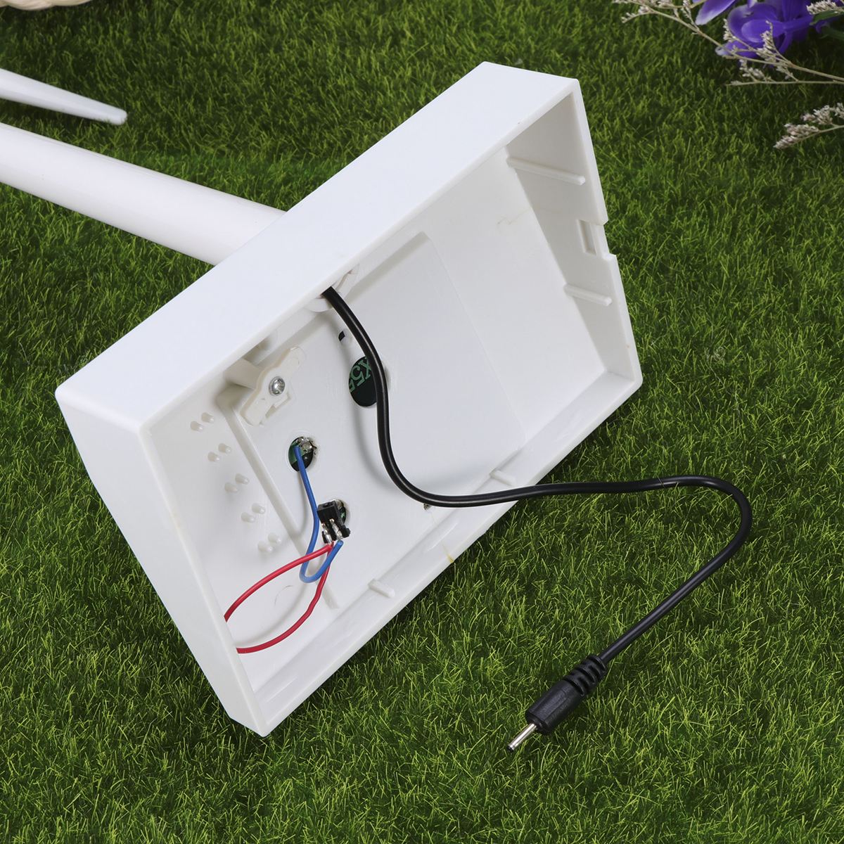 Desktop Windturbine Model Zonne-energie Windmolens Abs Plastics Wit Voor Onderwijs Of Plezier Solar Speelgoed