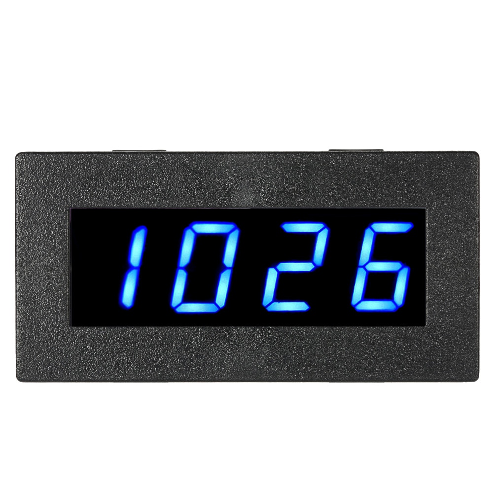 Tacómetro de frecuencia Digital para coche, medidor de velocidad del Motor, RPM, probador de velocidad 5-9999R/M, 0,56 &quot;, 4 LED DC 8-15V