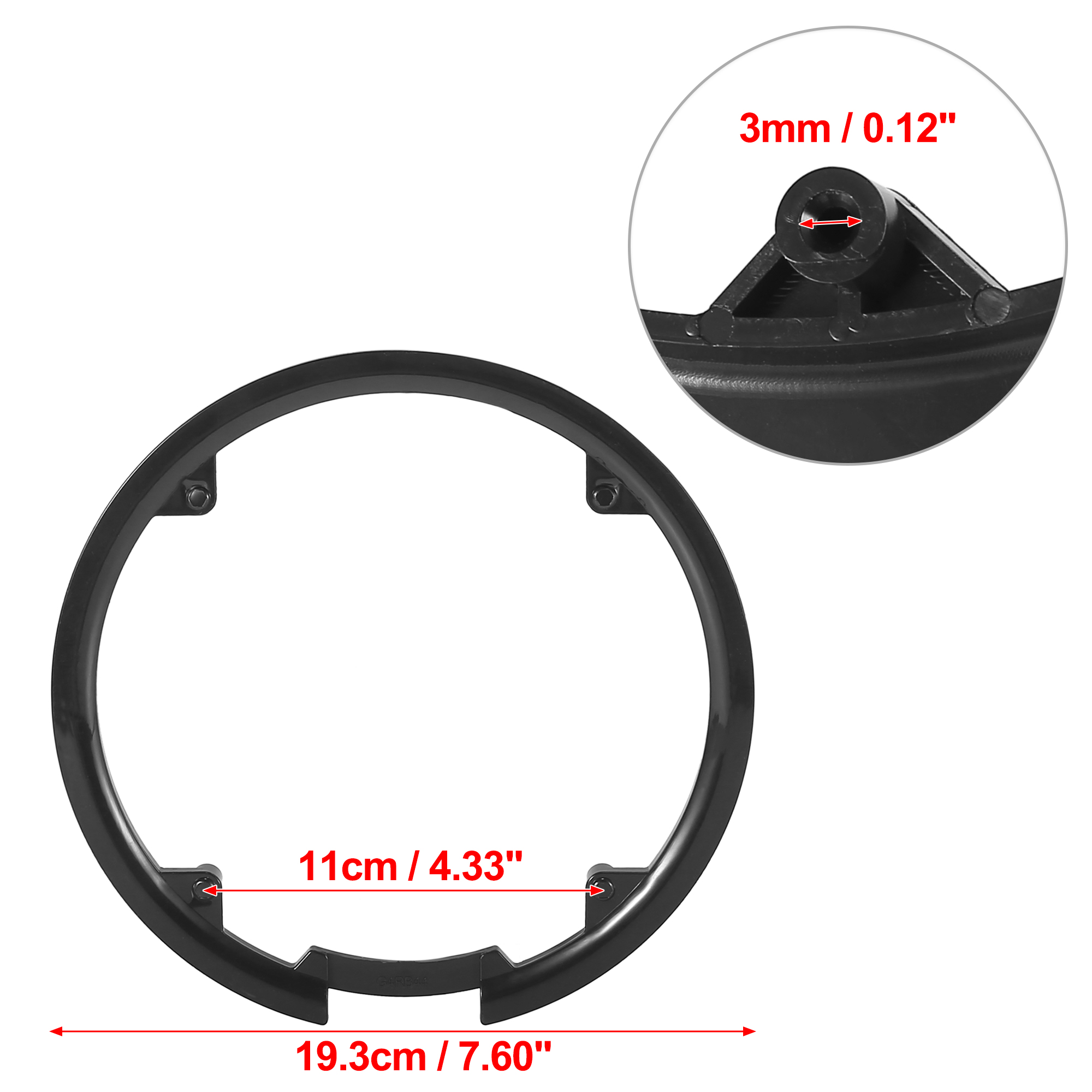 Uxcell-Juego de bielas para bicicleta, Protector de rueda de cadena de manivela, cubierta de anillo, protección protector bielas mtb 40T42T 46T 48T 52T4/5 agujeros: Azul marino