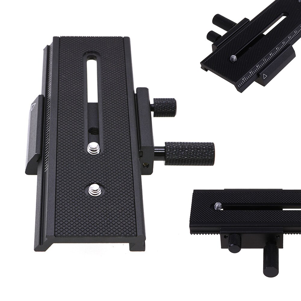 Camera Rail Beugel Slide Rail Klem Plaat Houder Beugel Waterpas Compatibel Voor Zwitserse Camera Statief Balhoofd Monopod