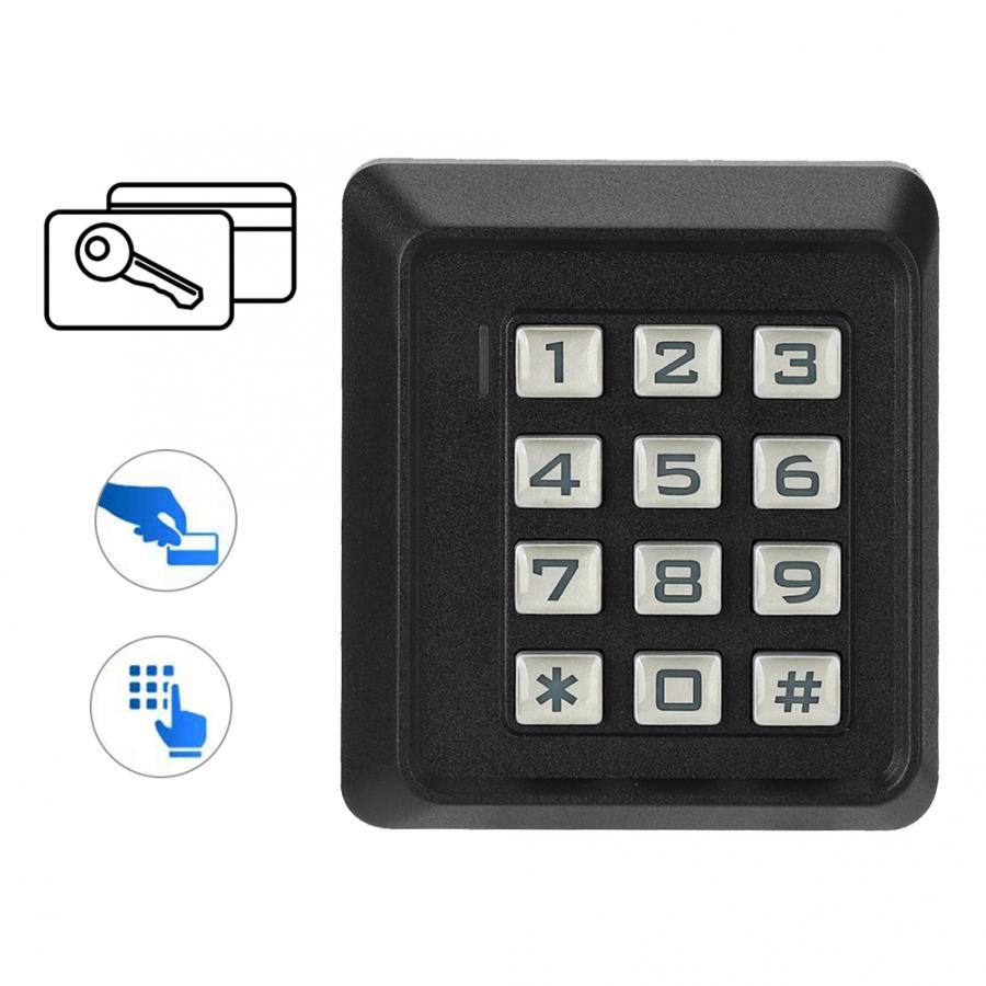 125KHZ RFID Door Opener Password Card Reader Wiegand 26 Security Access System