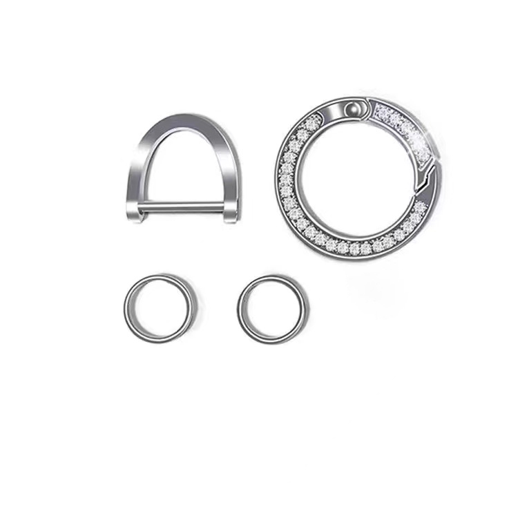 TPU Car Remote Key Case Cover Shell Fob For Land Rover Range Rover Sport Evoque Freelander2 For Jaguar XF XJ XJL XE C-X16 XKR XK: Drill Ring