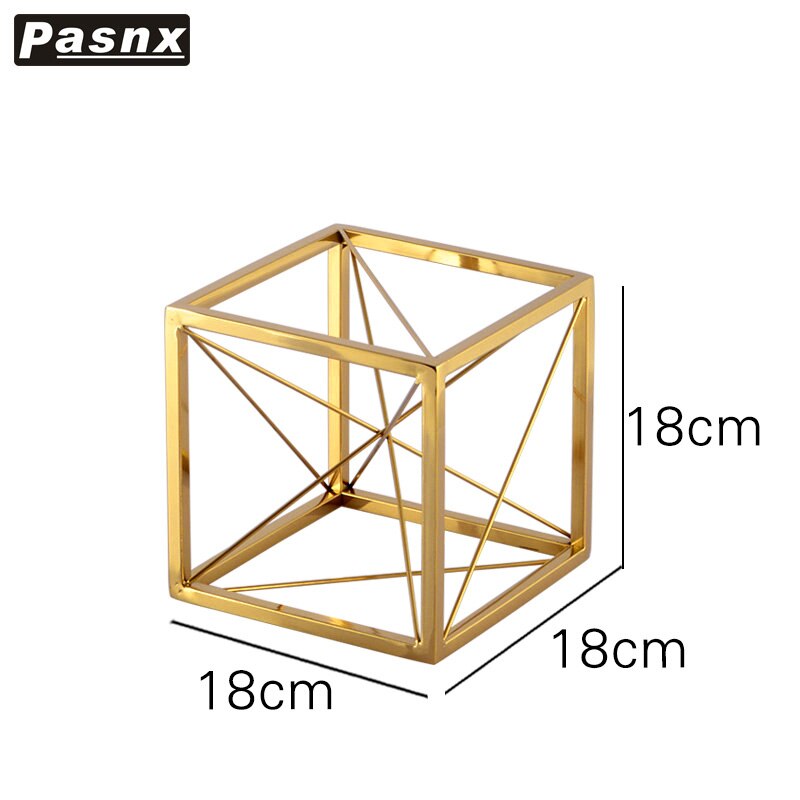 Dessert Fruit Cake Stand Metal Afternoon Tea Wedding Luxury Modern Candy Cake Display Stand Serving Plateau Tableware DG50TD: 18x18cm