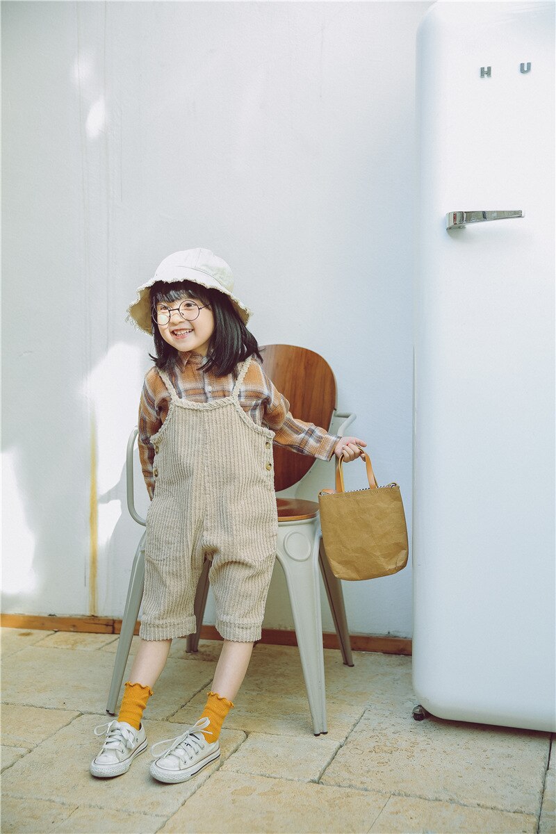 Overalls Kids Kinderen Zomer Kleding Meisjes Korte Algehele Jongens en Meisjes Corduroy Riem Broek Kids Leuke Casual Broek