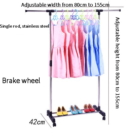 Rongxin ventilatore in acciaio inox unipolare pianoforte stendino essiccazione pieghevole cremagliera di sollevamento stendino balcone coperto stendino: singolo shot upgrade