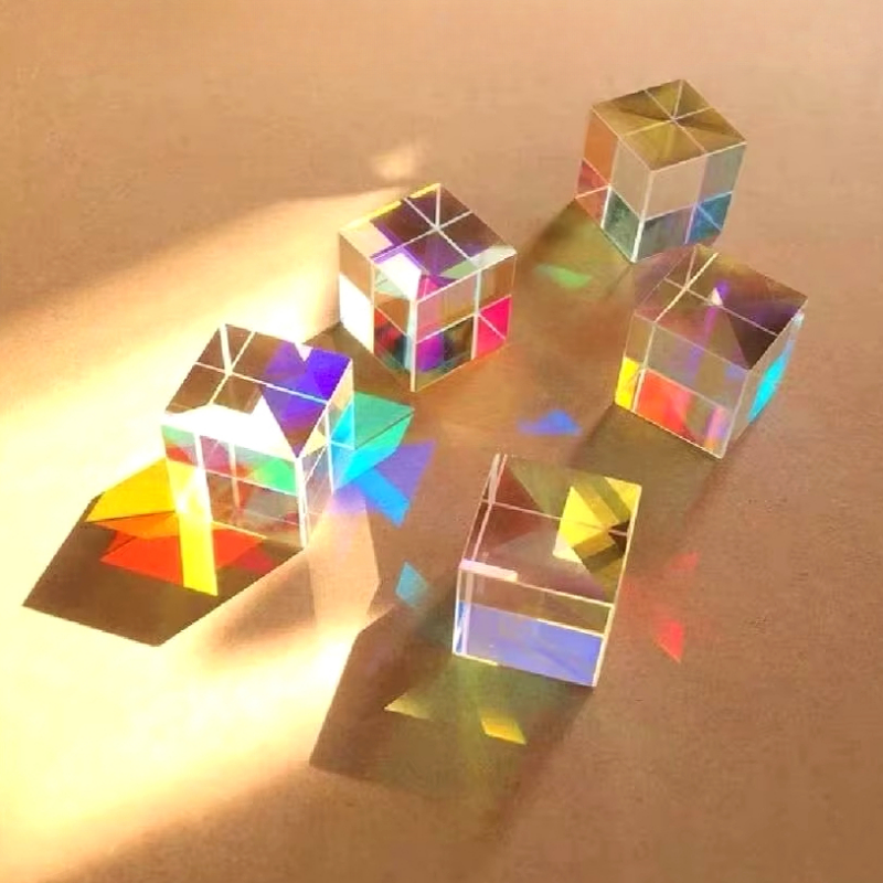 Prisma Cristal - Divisor de Luz Arcoíris Hexagonal - Experimento Óptico Manualidad