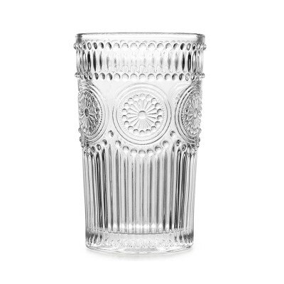 350ml colorido classe copo gravura flor copo de água copo de café copo de vidro suco de leite copo de chá drinkware caneca presente: Clear