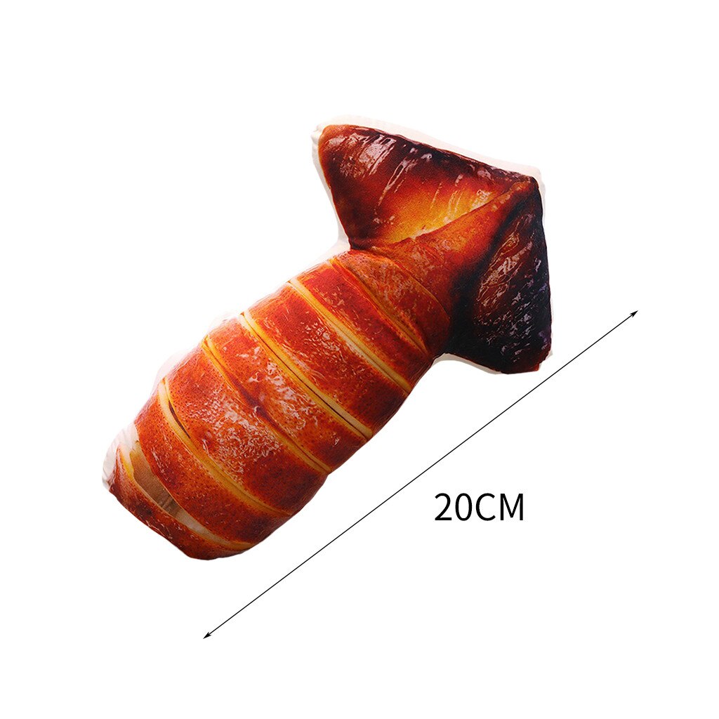 Simulatie Inktvis Drumsticks Kip Vleugels Gegrilde Vis Vorm Kussen Zachte Lumbale Rugkussen Pluche Voedsel Kussen Voedsel Creativiteit