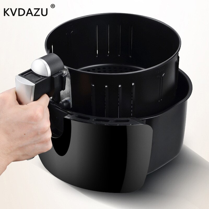 Automatic Electric potato chips household air fryer multi-functional Oven NO smoke no oil fried chicken airfryer double pot