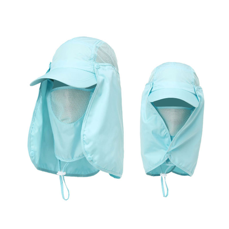 Emmerhoeden Zonnehoed Zonbescherming Lente Zomer Waterdichte Boonie-hoed voor vissen Wandelen Tuin Safari Strand: Sky Blue