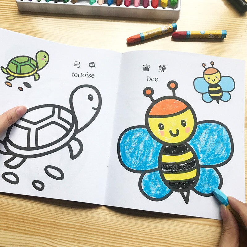 Beginners Aquarel Educatief Kleurboeken Kinderen Tekening Baby Chinese Boeken Studenten Leren Art Schilderen
