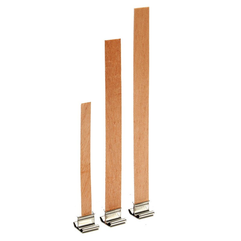 100 pz di alta qualità in Legno di Candela Stoppini con Sostenitore scheda Forniture Velas Candele Stoppino per Candela FAI DA TE Che Fanno per La Casa chiesa deco