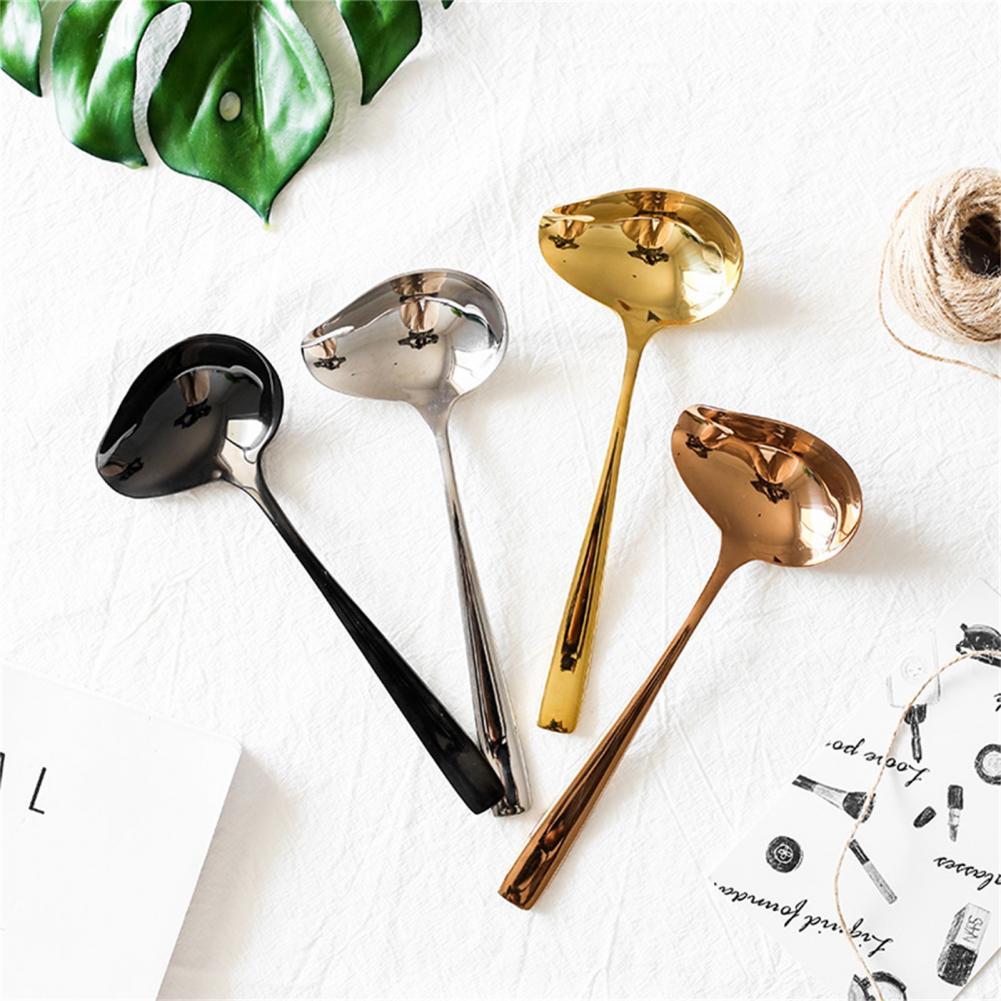 Ergonomic Convenient Rust Proof Safe Pot Soup Ladle for Party