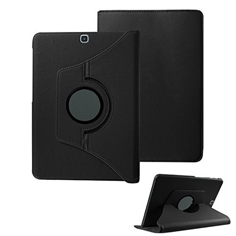 Case Voor Samsung Galaxy Tab S2 8.0 Inch T710 T713 T715 T719 SM-T710 SM-T715 Tablet Case 360 Rotating Beugel Flip leather Cover