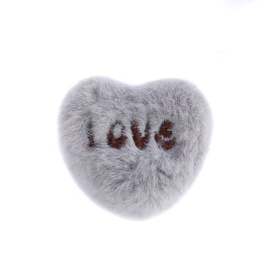 Drap de lit en peluche avec griffe de lapin, 4 pièces, housse de couette, bretelles, bretelles, couvre-matelas, antidérapant, attaches de couette: Gray love