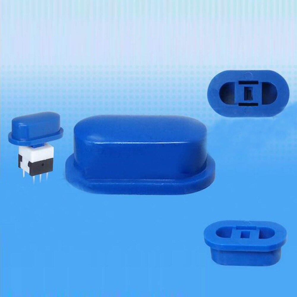 200pcs Elliptical round button cap self locking switch caps 18*10*7mm push switch cover for height 5.8/7/8/8.5mm price