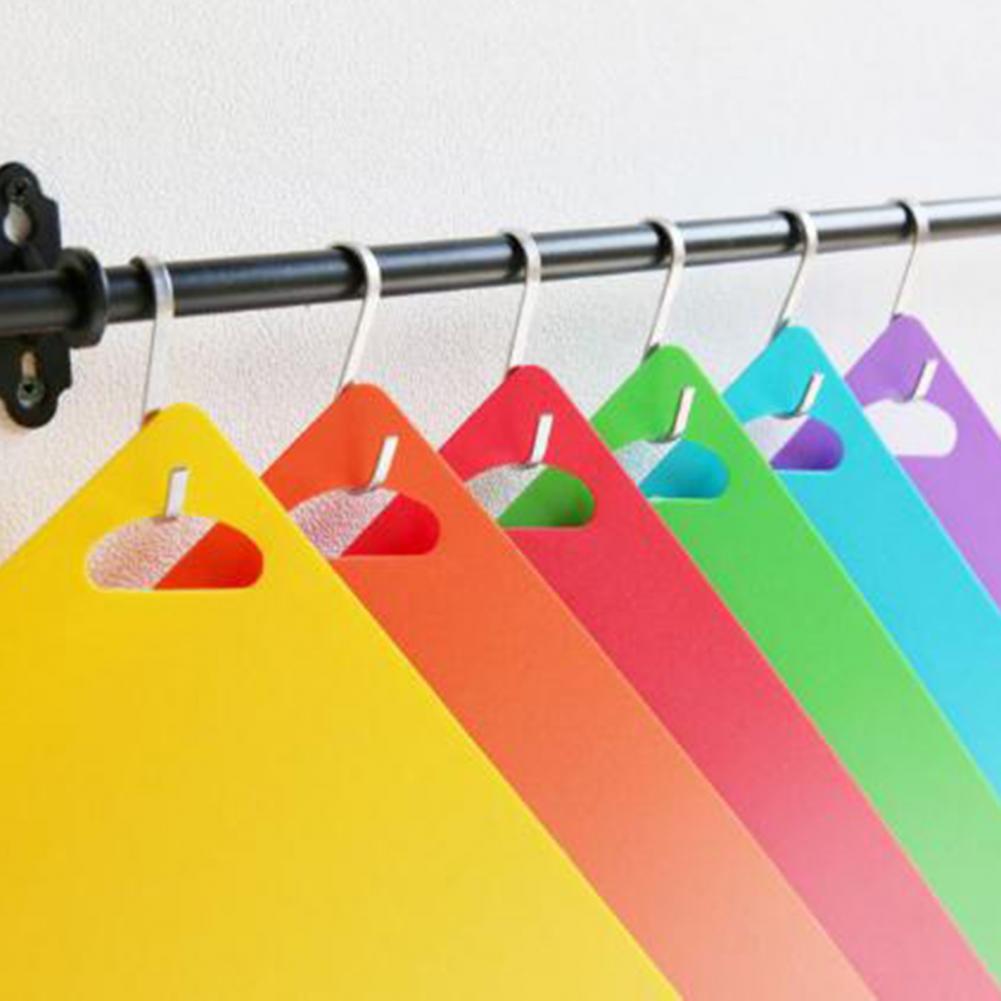 6 Stks/set Snijplanken Flexibele Antislip Pp Voedsel Pictogrammen Bpa-vrij Hakblokken Matten Voor Keuken