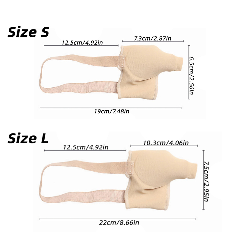 2 stk = 1 par lilletå hallux valgus korrigerer tåreim silikongel hallux valgus puter avstandsstykke fotpleie rettetang ortopedisk
