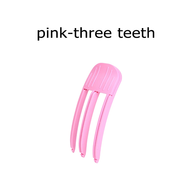 Criar penteados fofos grampos de cabelo feminino plástico curling franja pente raízes de cabelo volumizing hairpin conveniente acessórios para o cabelo: CINZA