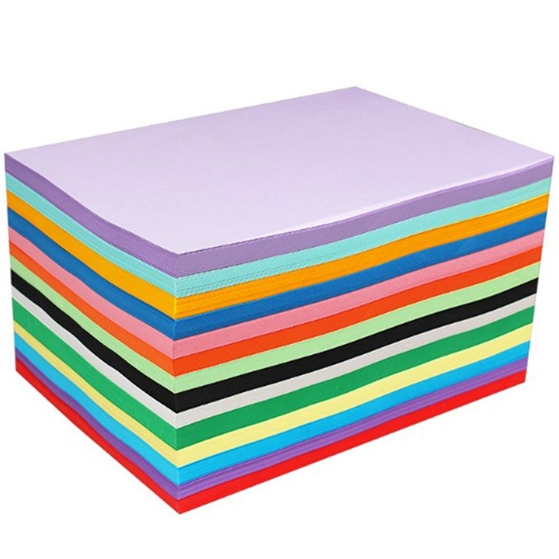 100 couleur copie papier 180G A4 imprimer copie papier transfert papier dessin papier fournitures de bureau couleur papier