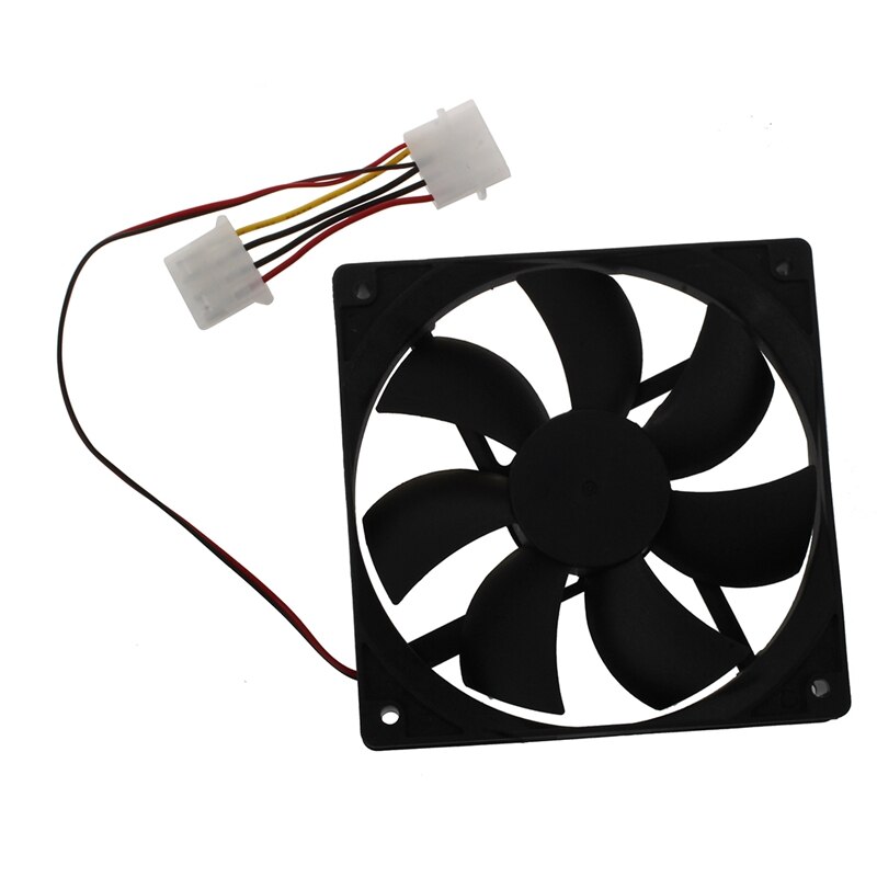 Semoic computer pc behuizing 4 pins koeler koelventilator 120mm