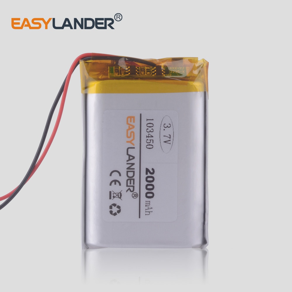Smartwatch battery LHL-M9-CE rechargeable lithium battery with 380 mAh capacity