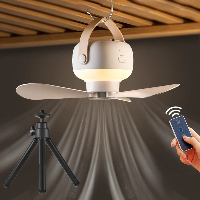 Ventilateur de plafond électrique, petit ventilateur de dortoir, plafond moustiquaire, cadre triangulaire de bureau, veilleuse réglable: Default Title
