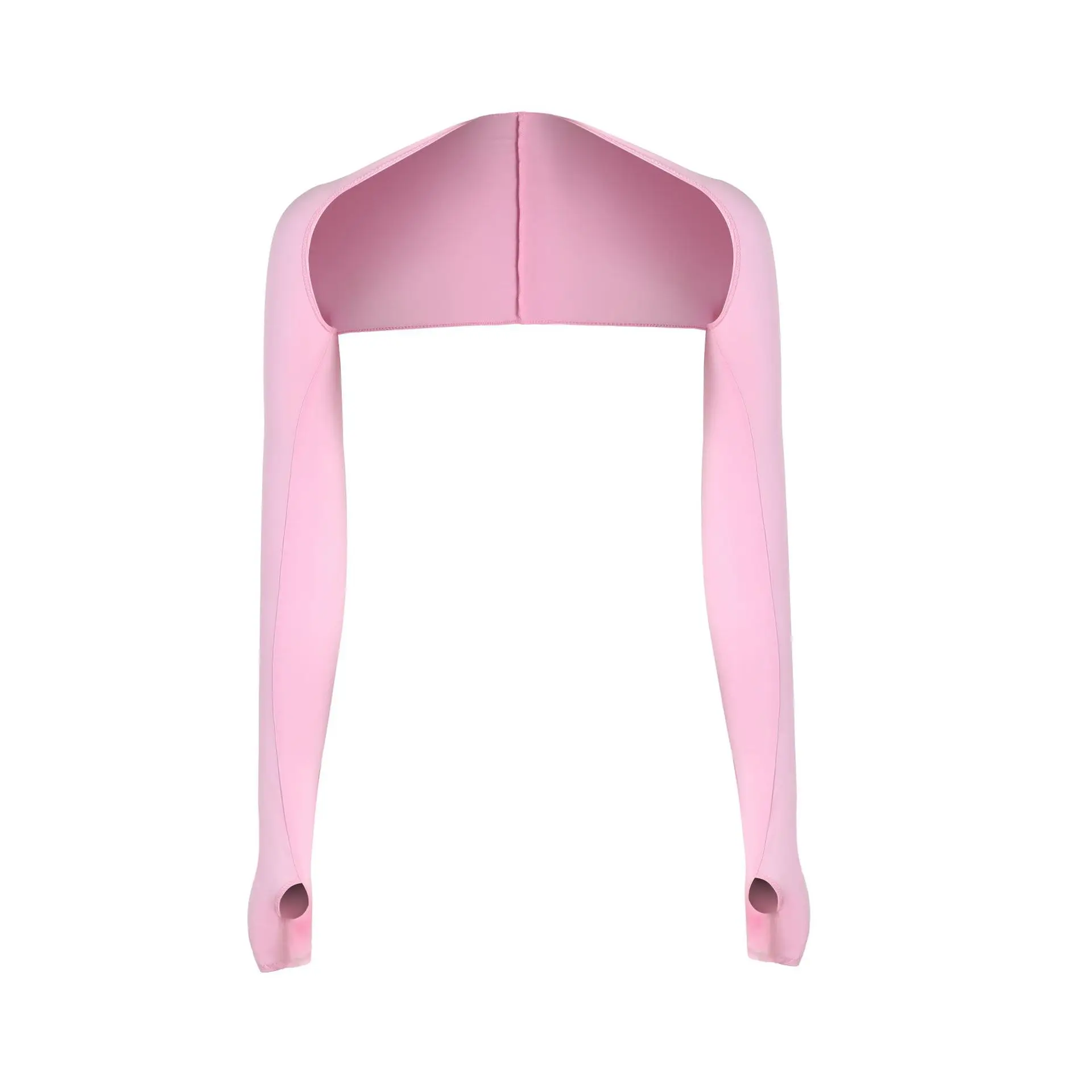 Arm Cover Warm Sun Protection UV Protection Sports Sleeve Arm Cover A Long-sleeved Running and Cycling Hooded Top: Yellow