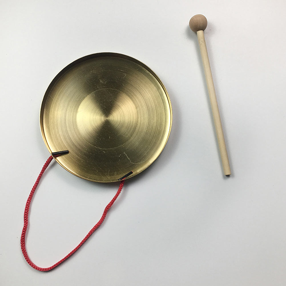 1 Set Chic Traditional Percussion Instrument Chinese Gong Interesting Instrument