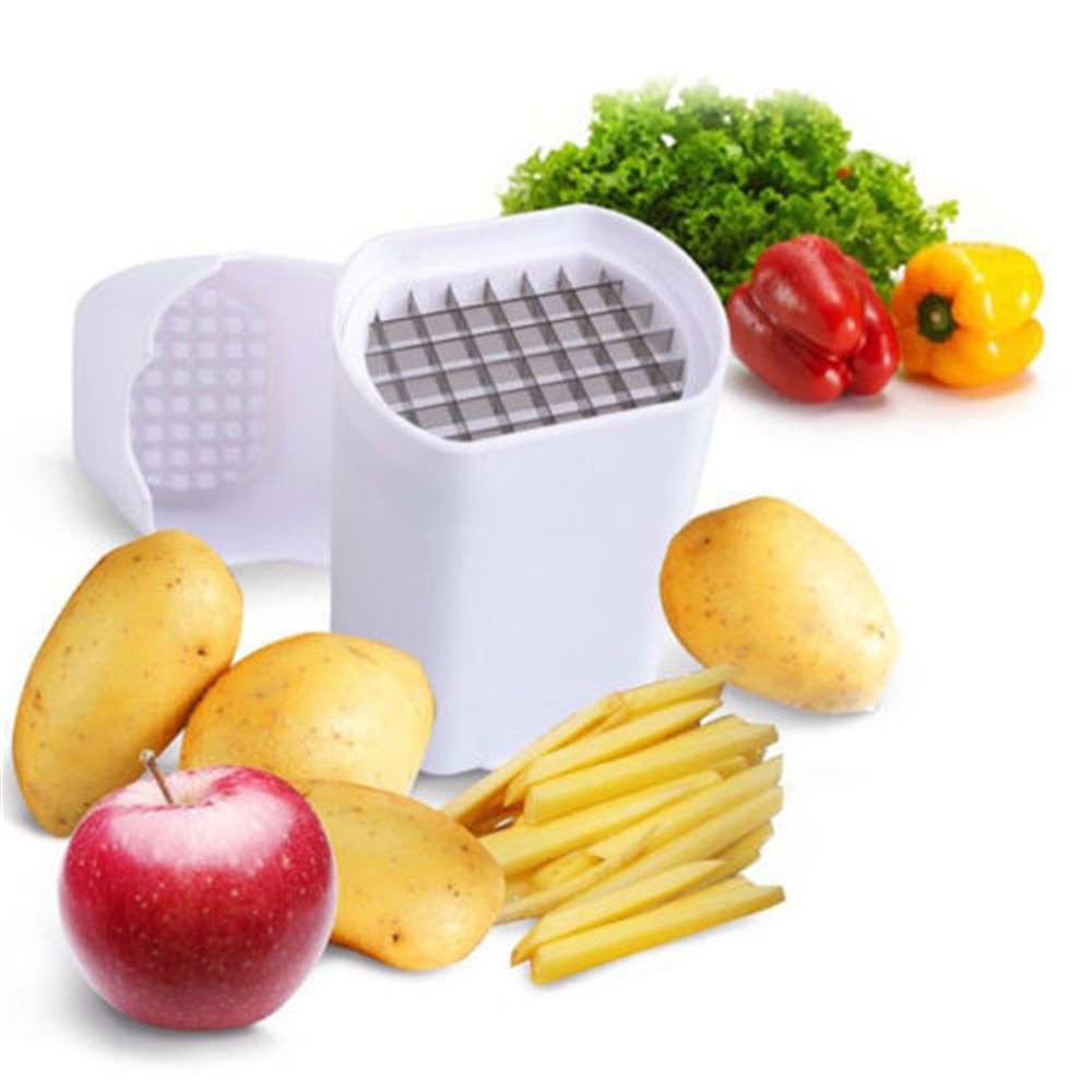Manuell potetskjærer med mikrovaskbar hettesett crypy fries maker skjærer frukt grønnsakskutter 3