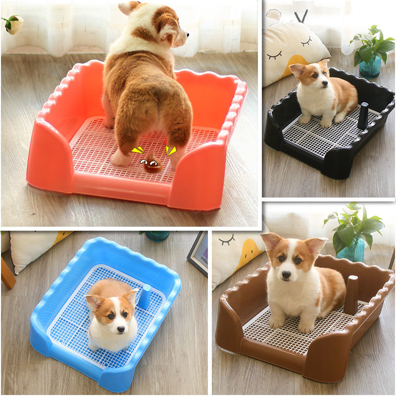 Cat toilet pet products urinal bedpan with bottom net Chinchilla Dutch pig ferret dwarf rabbit pet potty training easy to clean