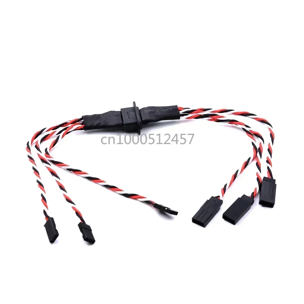 Connecteur MPX plaqué or à 8 broches, prise d'extension Servo multi-fils mâle femelle 2/3 fils pour modèle RC, avions planeurs Fixwing