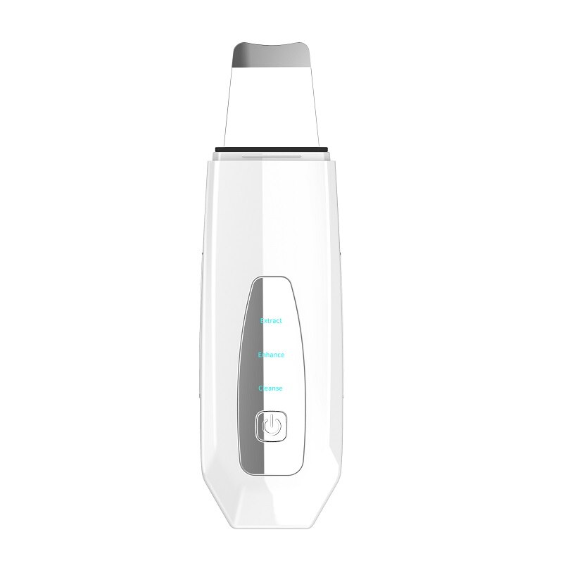 Ultrasonic Skin Scrubber Skin Ultrasonic Cleaning Peeling Extractor Facial Lifting Peeler Deep Cleaning Beauty Apparatus: With box